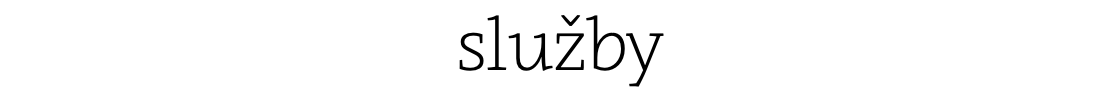 služby